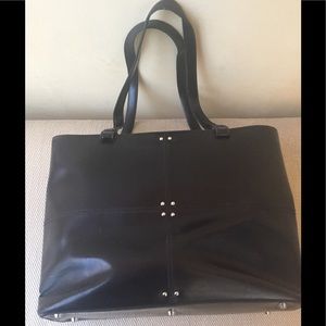 Cristian genuine leather black rigid purse ITALY